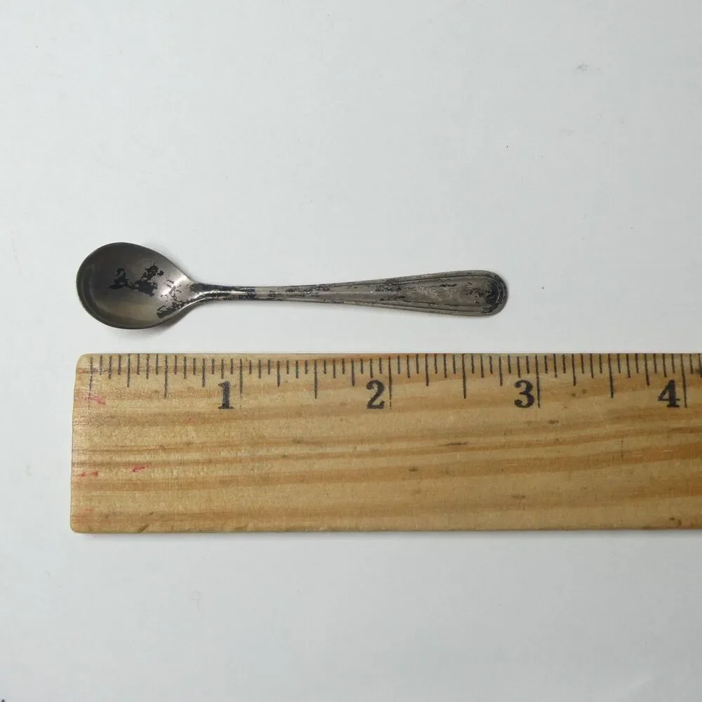 Sterling Silver Salt Spoon 3